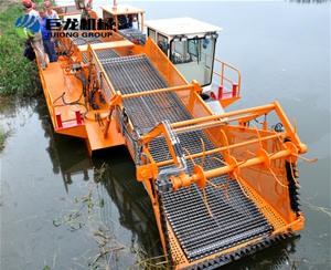 水面垃圾自動(dòng)打撈船